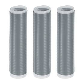 Uxcell 636939636210 3pcs Silicone Pan Handle Sleeve Heat Resistant Potholder Cover Grey M