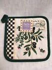 V0822 Kay Dee Designs New With Tags Potholder Herbs 723886808224