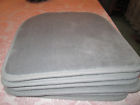 Va31496 Cn Sultans Linens Six Microfiber Gray Chair Cushions With Backing By