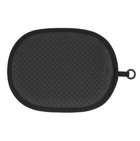 Value Emporium Mart 615122774991 Oxo Pot Holder Silicone And Cotton Machine Washable Solid Pattern Gray/black