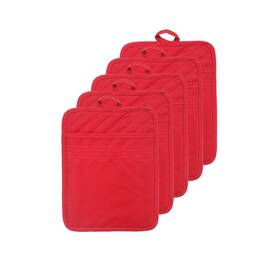 Fr-cup-08h-1795 Veikery Oven Pot Holder With Pocket Cotton Heat Resistant Coaster Potholder Kitchen H