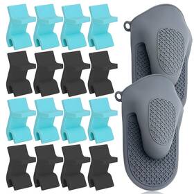 Bm-baking-stacker-16 Veinardyl 16 Pcs Baking Sheet Stacker And 2 Oven Gloves Reusable Space-saving Trays St