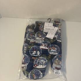 Vera Bradley 886003933374 Pot Holder And Oven Mitt Set 2 Pcs Snow Globes Pattern Sealed