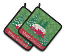 Vha3018pthd Carolines Treasures Christmas Vintage Glamping Trailer Pair Of 638508402837