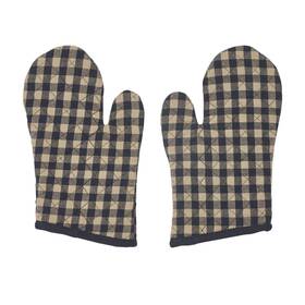 Vhc Brands 840233928111 Cotton Oven Mitt Set Of 2 Heat Resistant Baking Glove Pot Holder Kitchen M