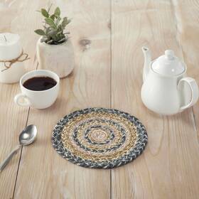 Vhc Brands 840233966113 Kaila Jute Trivet 8 Set Of 3
