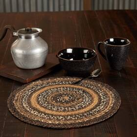 Vhc Brands 840233966274 Espresso Jute Trivet 15 Set Of 3