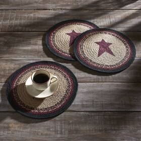 84518 Vhc Brands Connell Trivet Stencil Stars 12 Inch Diameter Set Of 3