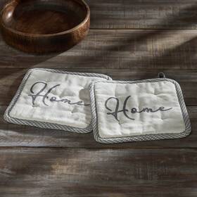 84670 Vhc Brands Finders Keepers Home Pot Holder Set Of 2 8x8