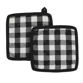 84830 Vhc Brands Cotton Pot Holder Set Of 2 Heat Resistant Kitchen Potholders Annie Buffalo