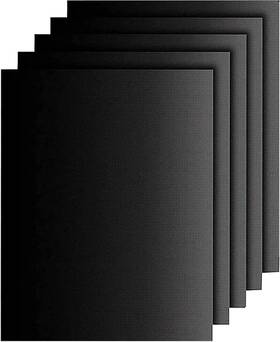 Vichen 765151523692 5 Pack Heavy Duty Teflon Oven Liners 15.7 13 Inch Bbq Grill Mats For Bottom Of