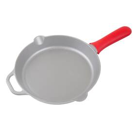 Victoria 815457025038 Silicone Cast Iron Handle Cover. For 10 To 12 Inch Skillets Large Red