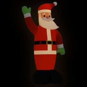345272 Vidaxl Inflatable Santa Claus Holiday Decoration With Built-in Leds