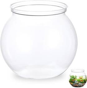 Nc0c4dg2 Vin Beauty 689942 1 Mini Plastic Fish Bowl 27 Oz Decorative Small Fishbowl Aquarium Clear