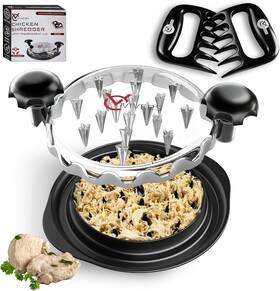 Mkc2023 Vivers Chicken Shredder Tool - Visible Meat With Claws Bear Black