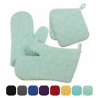 Vystgd17001cp154-fba Veeyoo Cotton Oven Mitts Pot Holder Set Quilted Trivet Mats