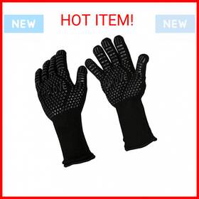 En420 Walfos 756910630843 Bbq Grill Gloves 1472 Newest En407/en420 Ce Heat Resistant - Oven Silicone Gl