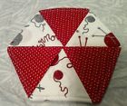 Item6151 Washable Cotton Knit Potholder Fabric Knitting Needles