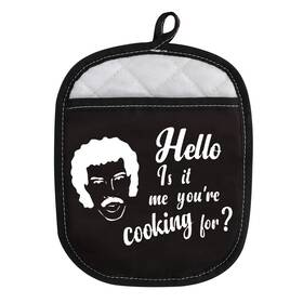 Wcgxko 792323679338 Novelty Inspired Baker Gift Hello Is It Me You Re Cooking For Oven Pads Pot