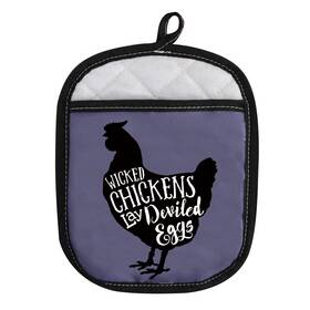 Wcgxko 792323679420 Funny Baking Oven Pads Pot Holder Wicked Chickens Lay Deviled Eggs Farmer Gif Wcgxko 792323679420 Funny Baking Oven Pads Pot Holder Wicked Chickens Lay Deviled Eggs Farmer Gif