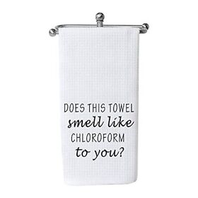Wcgxko Funny Decorative Flour Sack Kitchen Decor Towels Does This