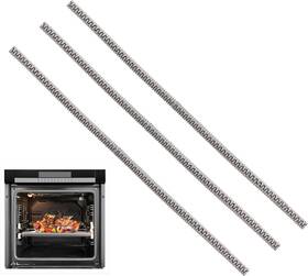 Wighamtex 313037190140 22 Inch Silicone Oven Rack Cover Heat Resistant Edge Protector Gray