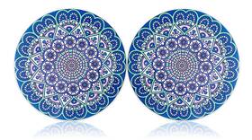 Willfee 008574533368 Ceramic Trivet For Hot Pots And Pans Large Heat Resistant Mats With Cork Base