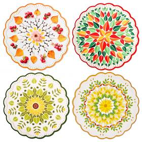 Willfee 726312378162 Ceramic Stone Trivets For Hot Pots And Pans Versatile Trivet With Cork Base