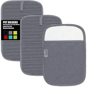 Win Change 614324250159 Pot Holders For Kitchen Silicone Sets Heat Resistant And