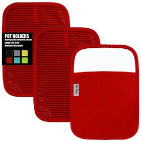 Win Change 614324250166 Pot Holders For Kitchen Silicone Sets Heat Resistant And