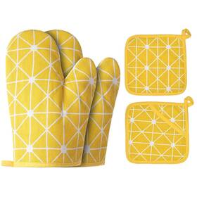 Win Change 614324253044 Oven Mitts And Potholders Bbq Gloves-oven Pot Holders With Recycled