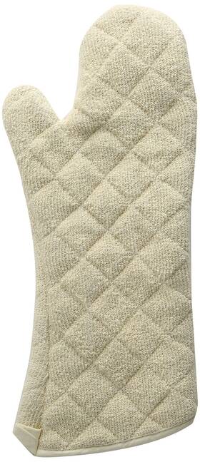 Winco 842169117737 Terry Oven Mitt 13-inch Tan