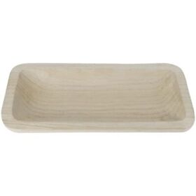 Wooden Dough Bowl Decorative Trays For Decor 17.7inch Wide Farmhouse Large