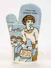 Ww115 Blue Love My Ah Kids Oven Mitt 092657030745
