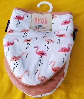 Wyatt Home 597014721712 Flamingos Set Of 2 Silicone Easy Grip Mini Oven Mitts Treats