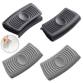 Xihuimay 664832290529 2 Pairs Silicone Mitts Hot Pot Grip Handle Cover Sleeve Mitt Pinch Mic