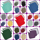Xtv4f6 Dii Terry Cloth Pot Holder Cotton Hot Pads Heat Resistant