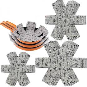 Xutong 079747394536 Pot And Pan Protectors Set Of 12 3 Different Size Cookware Protector Se