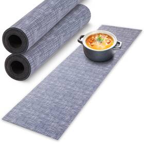 Yeload 732638138366 2 Pcs Trivet Table Runner Hot Plates Mat 12 X 40 Inch Heat Resistant Pr