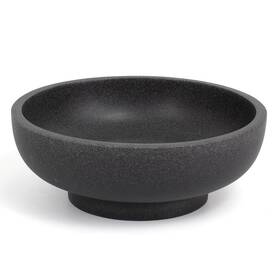 24312 Ymxyjm Large Decorative Resin Bowl 10.5 Inches X 4 Stone Black