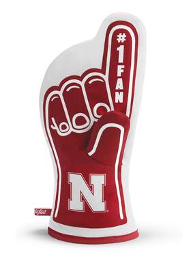 5023323 Youthefan Ncaa Nebraska Cornhuskers #1 Oven Mitt 13.25 Inch X 6.5