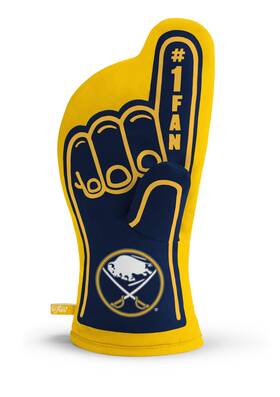5023934 Youthefan Nhl Buffalo Sabres #1 Oven Mitt 100% Cotton Team Colors 13.25 Inch X 6.5 Hand