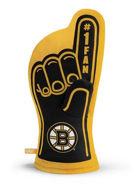 Youthefan 817285023811 Nhl Boston Bruins #1 Oven Mitt 13.25 Inch X 6.5