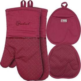 Yutat 446174251321 Pot Holders And Oven Mitts Sets 4pcs High Heat Resistant Gloves Potholde
