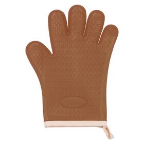 Zaplyte 634149209156 Silicone Oven Mitts Heat Resistant Rubber Gloves Alloy Orange