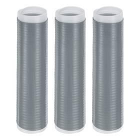 Zaplyte 636939636227 3pcs Silicone Pan Handle Sleeve Heat Resistant Potholder Cover Grey L
