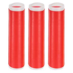 Zaplyte 636939636258 3pcs Silicone Pan Handle Sleeve Heat Resistant Potholder Cover Red L