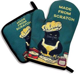 St-007 Zcyhtqp Made From Scratch Oven Mitts And Pot Holders Sets Of 2 Funny A