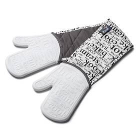 Zeal 898157000277 Silicone Heavy Duty Double Oven Mitts Brand New