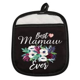 Zjxhpo 785711717101 Mamaw Cooking Gift Grandma Pot Holder Ever Baking Hot Pads Oven Mi